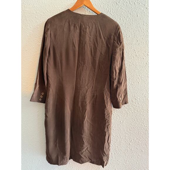 August Silk Dress 100% Silk Size 12 - Picture 1 of 6